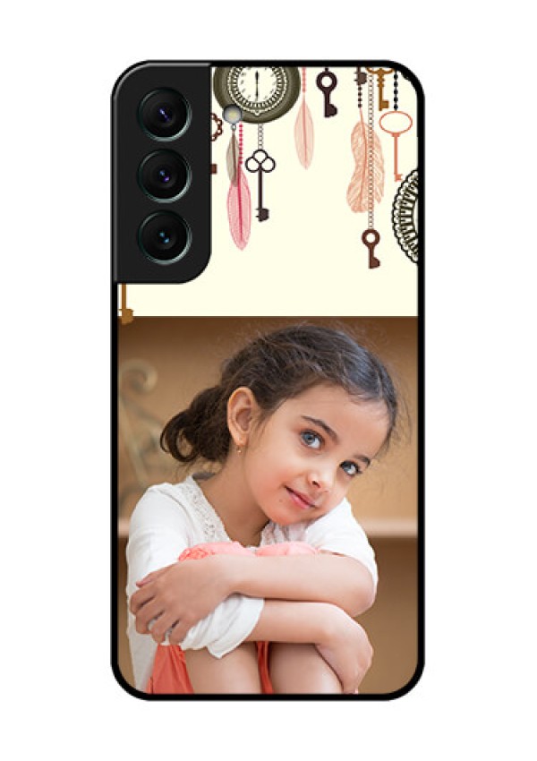 Galaxy S22 5G Custom Glass Mobile Case - Boho Style Design