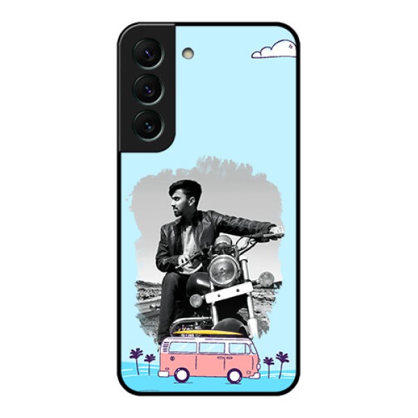 Galaxy S22 5G Photo Printing on Glass Case - Travel & Adventure Design Galaxy S22 5G Photo Printing on Glass Case - Travel & Adventure Design