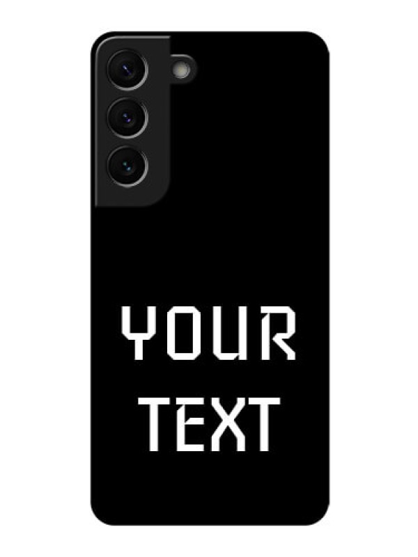 Custom Galaxy S22 5G Your Name on Glass Phone Case