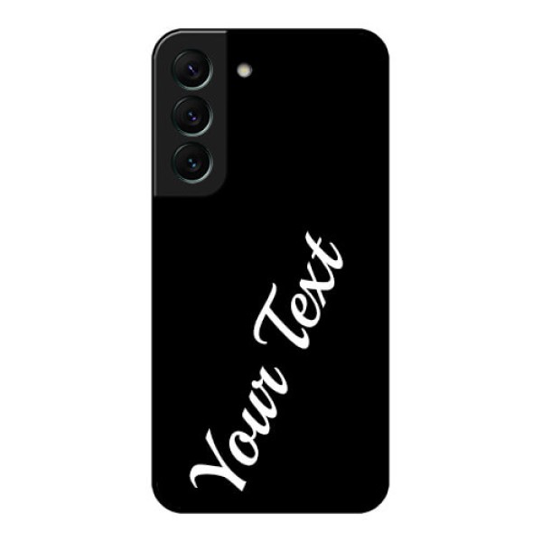 Galaxy S22 5G Custom Glass Mobile Cover with Your Name