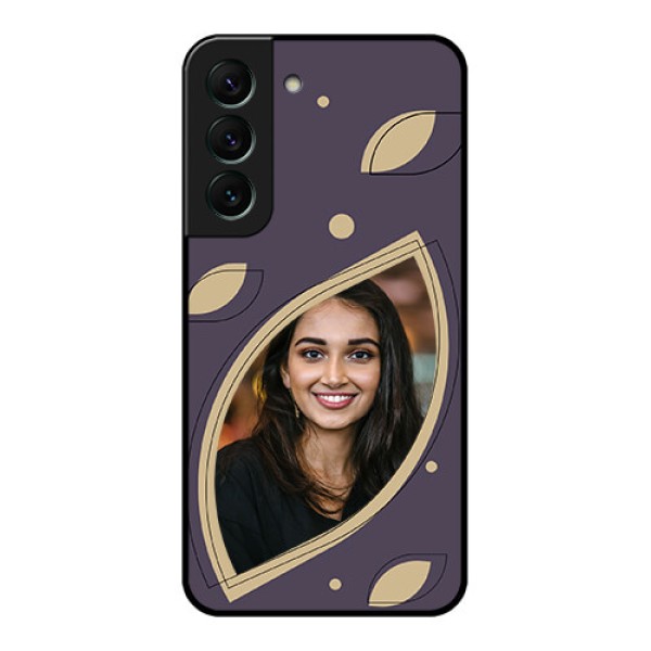 Galaxy S22 5G Custom Glass Mobile Case - Falling Leaf Design