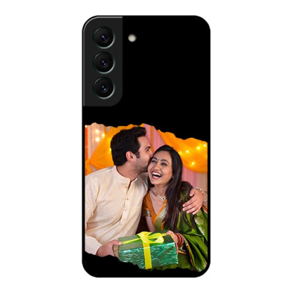 Galaxy S22 5G Custom Glass Phone Case - Tear-off Design
