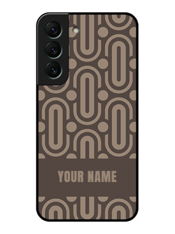 Custom Galaxy S22 5G Custom Glass Phone Case - Captivating Zero Pattern Design