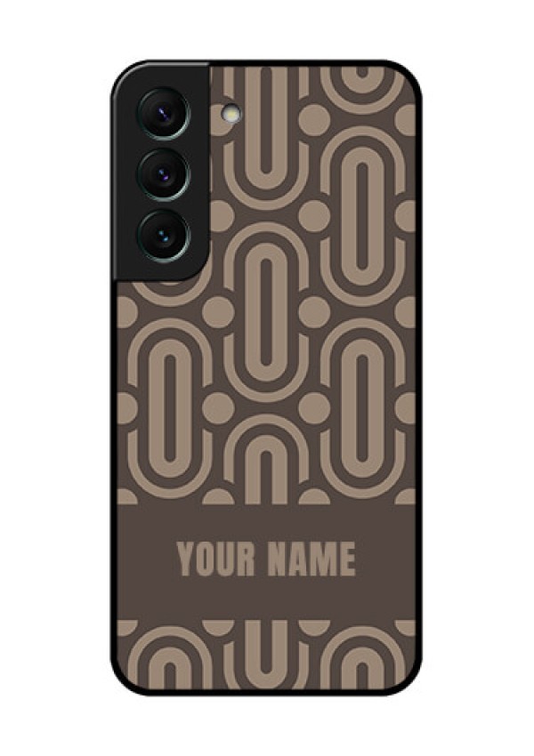 Galaxy S22 5G Custom Glass Phone Case - Captivating Zero Pattern Design