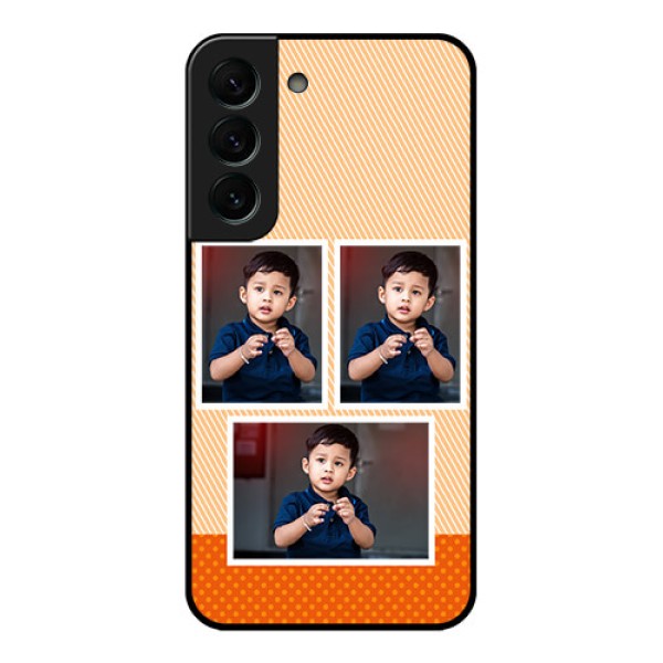 Galaxy S22 Plus 5G Photo Printing on Glass Case - Bulk Photos Upload Design Galaxy S22 Plus 5G Photo Printing on Glass Case - Bulk Photos Upload Design