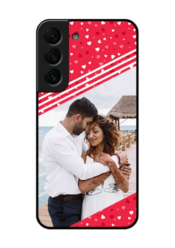 Galaxy S22 Plus 5G Custom Glass Mobile Case - Valentines Gift Design