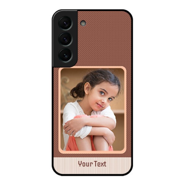 Galaxy S22 Plus 5G Custom Glass Phone Case - Simple Pic Upload Design Galaxy S22 Plus 5G Custom Glass Phone Case - Simple Pic Upload Design