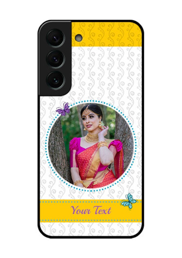 Galaxy S22 Plus 5G Custom Glass Mobile Case - Girls Premium Case Design