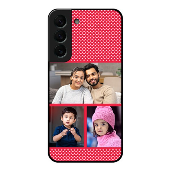 Galaxy S22 Plus 5G Personalized Glass Phone Case - Bulk Pic Upload Design Galaxy S22 Plus 5G Personalized Glass Phone Case - Bulk Pic Upload Design