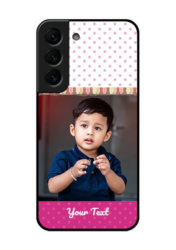 Galaxy S22 Plus 5G Photo Printing on Glass Case - Cute Girls Cover Design
