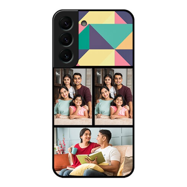 Galaxy S22 Plus 5G Custom Glass Phone Case - Bulk Pic Upload Design