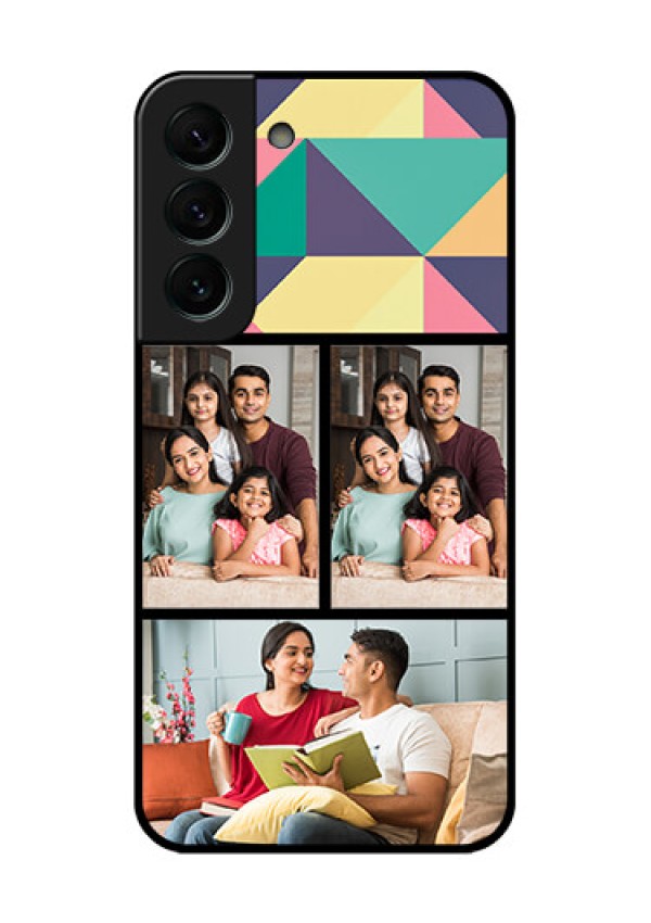 Galaxy S22 Plus 5G Custom Glass Phone Case - Bulk Pic Upload Design