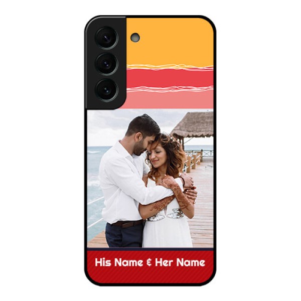 Galaxy S22 Plus 5G Custom Glass Mobile Case - Colorful Case Design