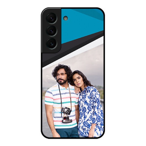 Galaxy S22 Plus 5G Photo Printing on Glass Case - Simple Pattern Photo Upload Design Galaxy S22 Plus 5G Photo Printing on Glass Case - Simple Pattern Photo Upload Design