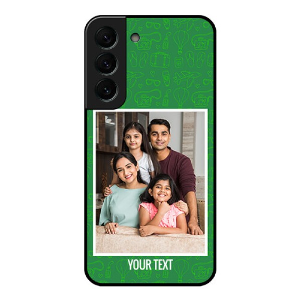 Galaxy S22 Plus 5G Personalized Glass Phone Case - Picture Upload Design
