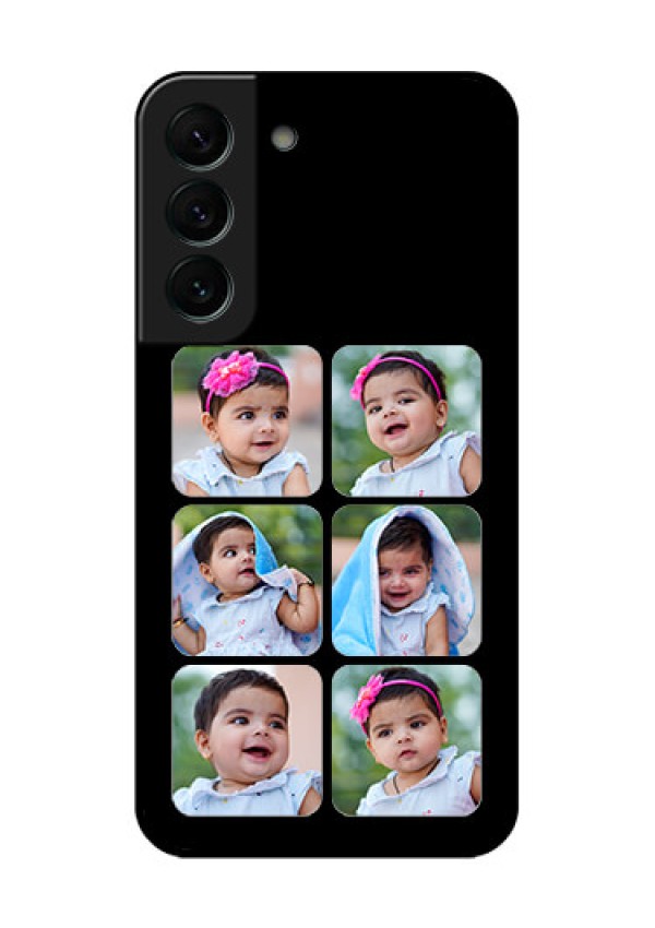 Galaxy S22 Plus 5G Photo Printing on Glass Case - Multiple Pictures Design