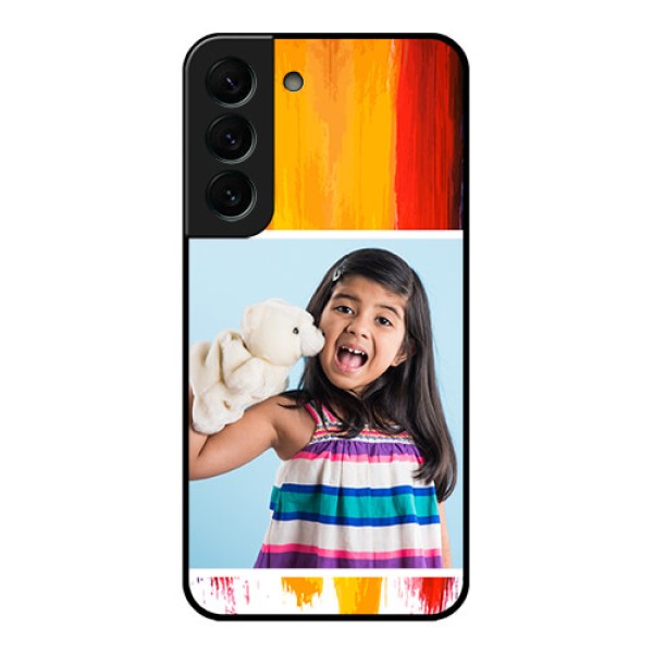 Galaxy S22 Plus 5G Personalized Glass Phone Case - Multi Color Design