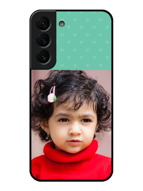 Custom Galaxy S22 Plus 5G Custom Glass Phone Case - Lovers Picture Design