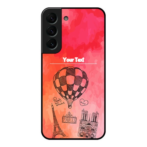 Galaxy S22 Plus 5G Custom Glass Phone Case - Paris Theme Design
