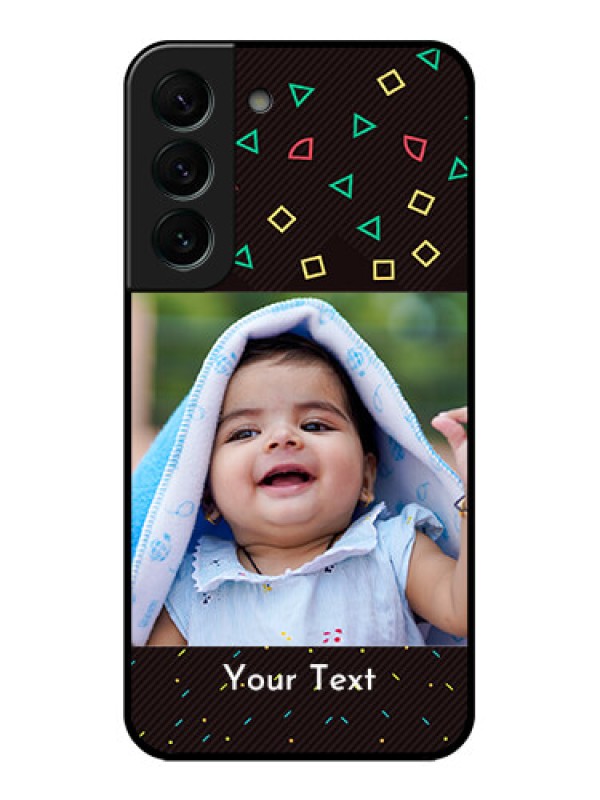 Custom Galaxy S22 Plus 5G Custom Glass Phone Case - with confetti birthday design