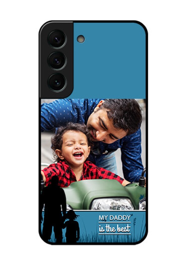 Galaxy S22 Plus 5G Custom Glass Mobile Case - Best dad design