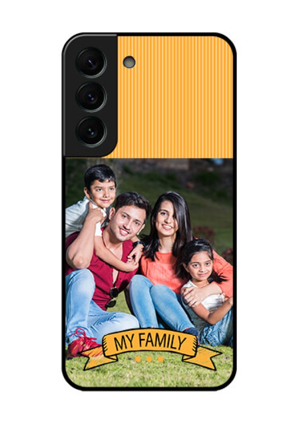 Galaxy S22 Plus 5G Custom Glass Phone Case - My Family Design