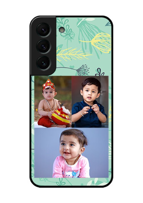 Galaxy S22 Plus 5G Photo Printing on Glass Case - Forever Family Design