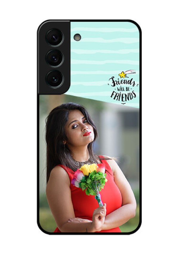 Galaxy S22 Plus 5G Custom Glass Phone Case - Friends Picture Icon Design