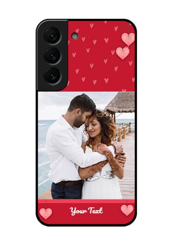 Galaxy S22 Plus 5G Custom Glass Phone Case - Valentines Day Design