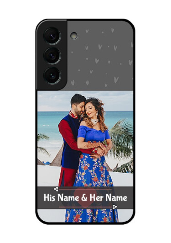 Galaxy S22 Plus 5G Custom Glass Mobile Case - Buy Love Design with Photo Online