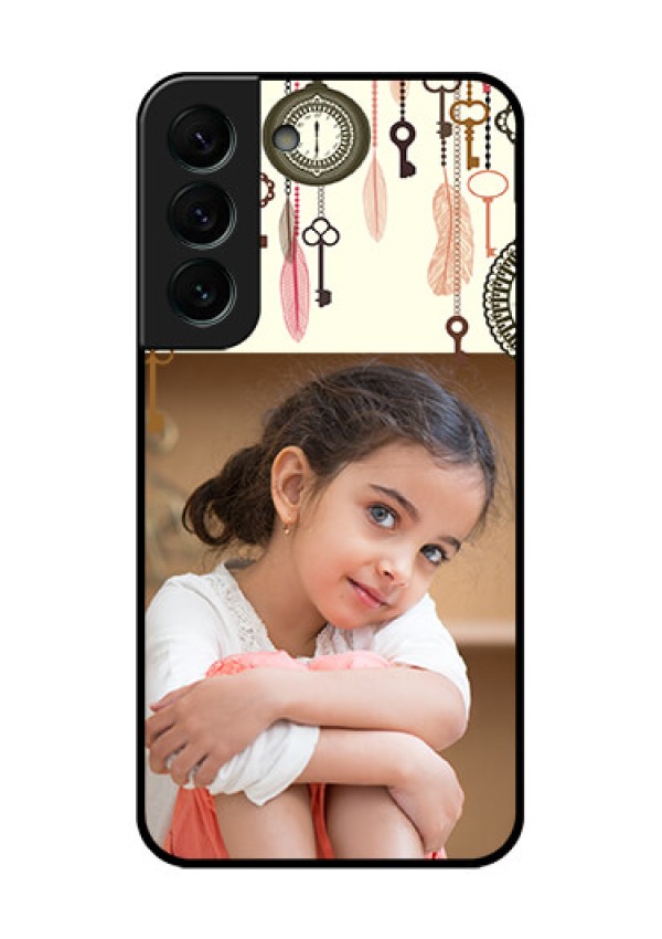 Galaxy S22 Plus 5G Custom Glass Mobile Case - Boho Style Design