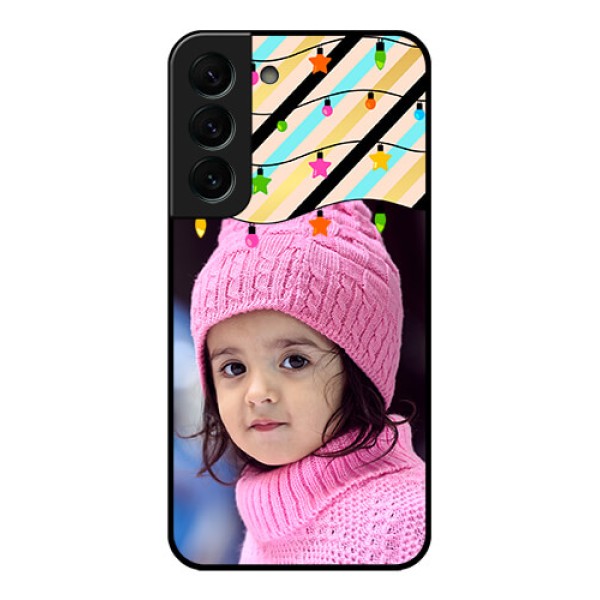 Galaxy S22 Plus 5G Custom Glass Mobile Case - Lights Hanging Design