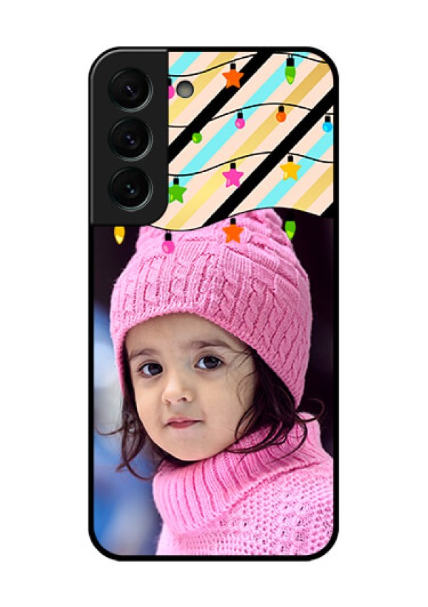 Galaxy S22 Plus 5G Custom Glass Mobile Case - Lights Hanging Design