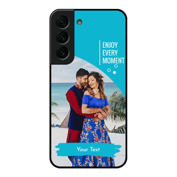 Galaxy S22 Plus 5G Custom Glass Mobile Case - Happy Moment Design