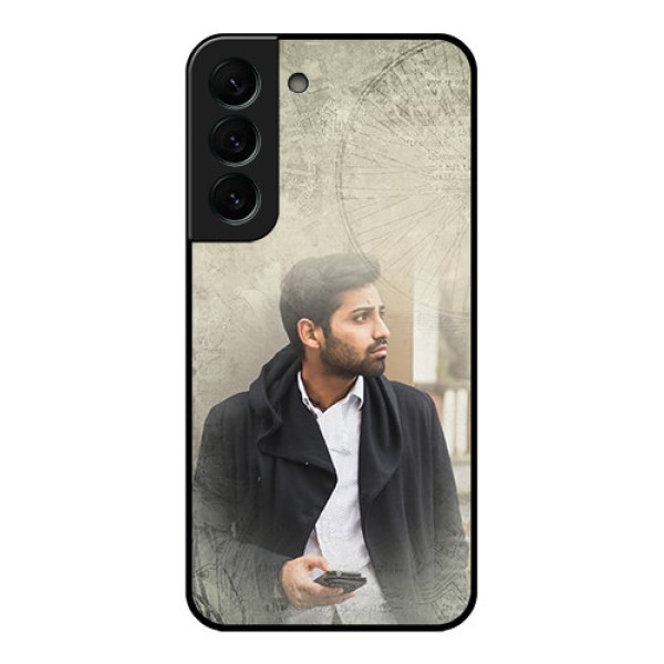 Galaxy S22 Plus 5G Custom Glass Phone Case - with vintage design