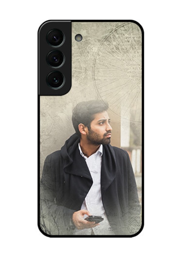 Galaxy S22 Plus 5G Custom Glass Phone Case - with vintage design