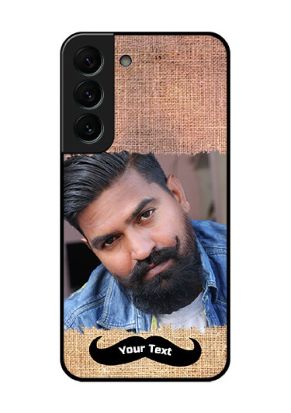 Galaxy S22 Plus 5G Personalized Glass Phone Case - with Texture Design