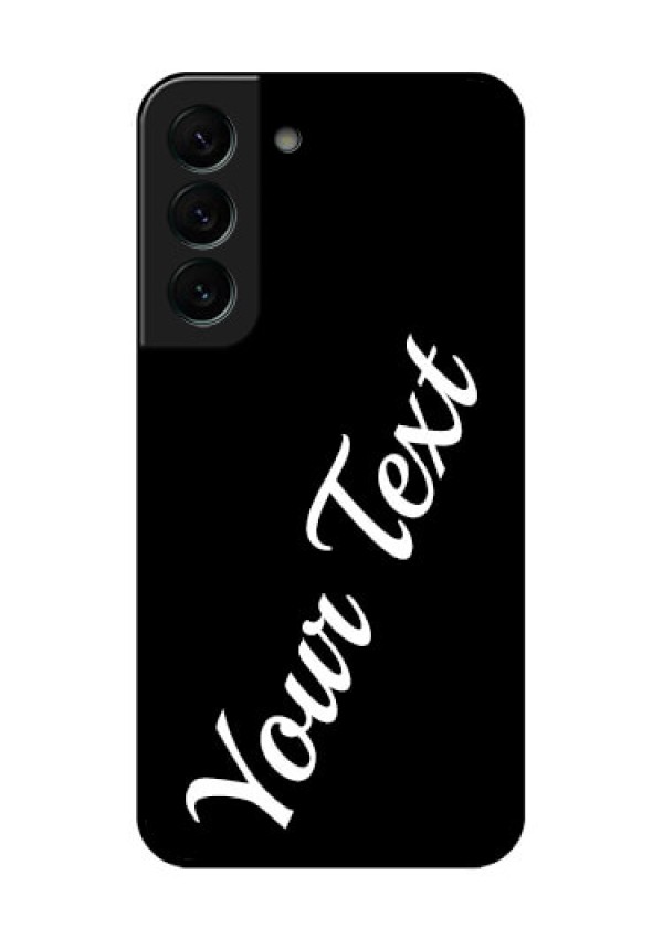Galaxy S22 Plus 5G Custom Glass Mobile Cover with Your Name