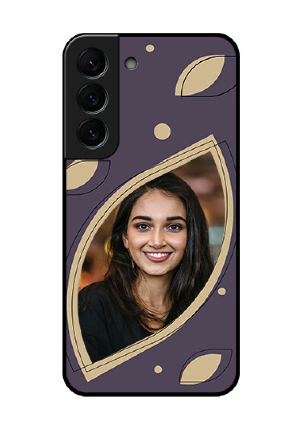 Galaxy S22 Plus 5G Custom Glass Mobile Case - Falling Leaf Design