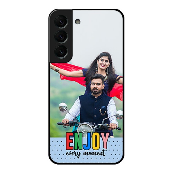 Galaxy S22 Plus 5G Photo Printing on Glass Case - Enjoy Every Moment Design Galaxy S22 Plus 5G Photo Printing on Glass Case - Enjoy Every Moment Design