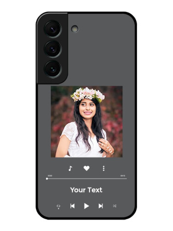 Custom Galaxy S22 Plus 5G Custom Glass Mobile Case - Play The Music Design