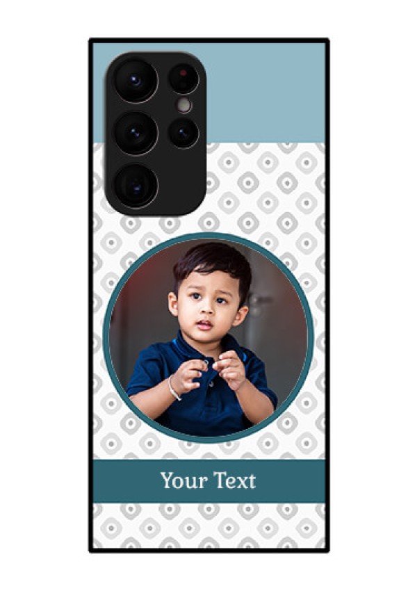 Galaxy S22 Ultra 5G Personalized Glass Phone Case - Premium Cover Design