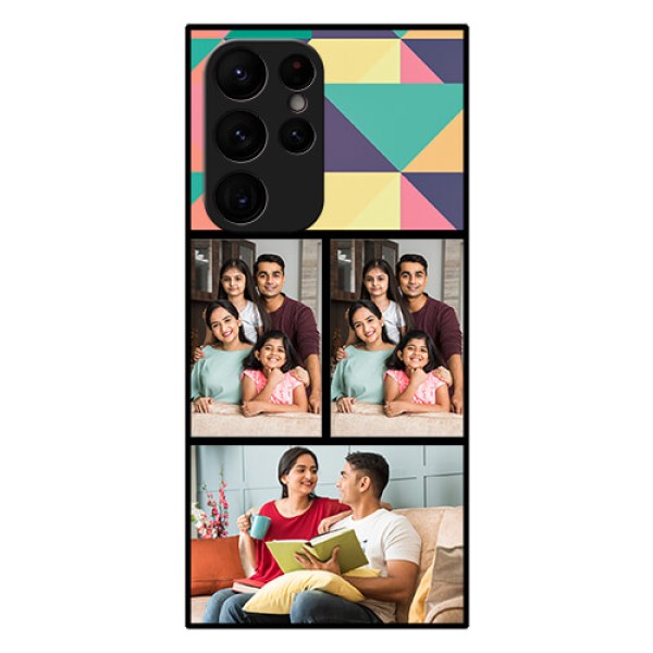 Galaxy S22 Ultra 5G Custom Glass Phone Case - Bulk Pic Upload Design