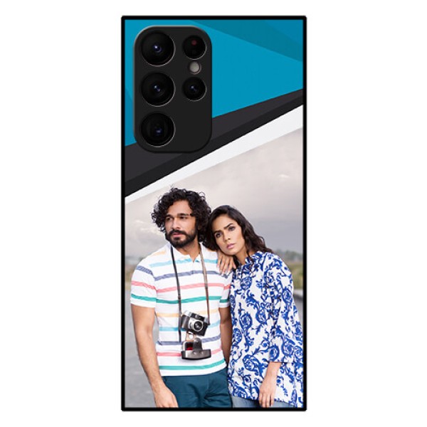 Galaxy S22 Ultra 5G Photo Printing on Glass Case - Simple Pattern Photo Upload Design Galaxy S22 Ultra 5G Photo Printing on Glass Case - Simple Pattern Photo Upload Design