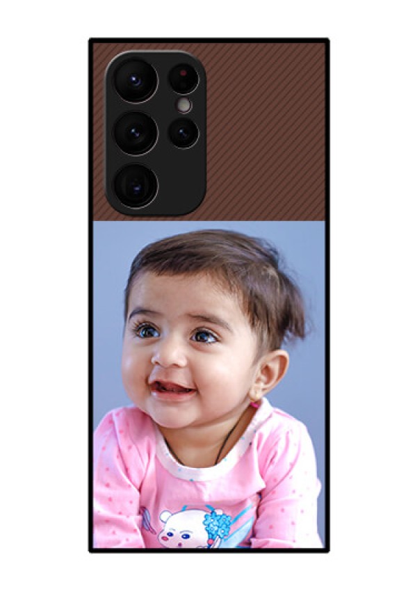 Galaxy S22 Ultra 5G Custom Glass Mobile Case - Elegant Case Design