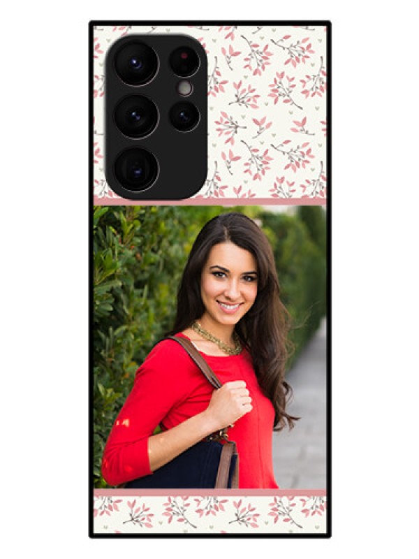 Custom Galaxy S22 Ultra 5G Custom Glass Phone Case - Premium Floral Design