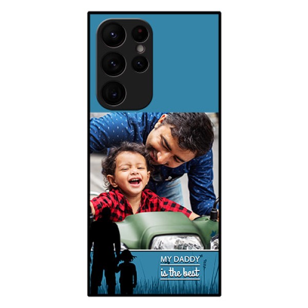 Galaxy S22 Ultra 5G Custom Glass Mobile Case - Best dad design