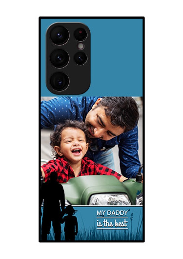 Galaxy S22 Ultra 5G Custom Glass Mobile Case - Best dad design