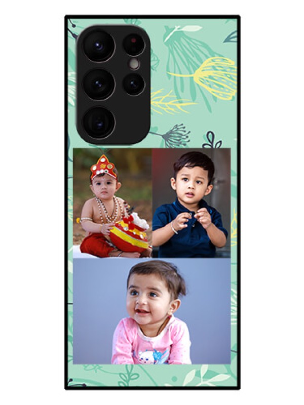 Custom Galaxy S22 Ultra 5G Photo Printing on Glass Case - Forever Family Design