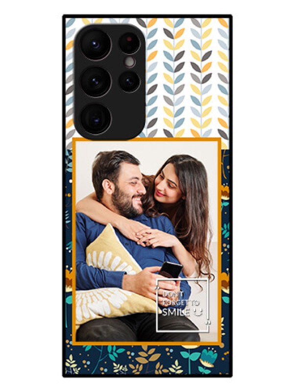 Custom Galaxy S22 Ultra 5G Custom Glass Mobile Case - Pattern Design